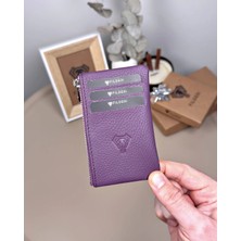 Fil Deri Hakiki Deri Fermuarlı Mini Para Bölmeli Kartlık 2126