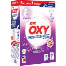 Mr.Oxy Konsantre Matik Toz Çamaşır Deterjanı - Canlı Renkliler