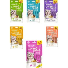 Royalist Creamy Snack –kedi Ödülü 5 + Yengeçli (Skin & Coat Care)