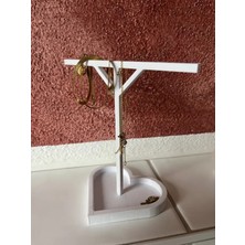 Feyza Design Kalp Tasarımlı Takı Düzenleyici, Kolye, Bileklik ve Küpe Standı