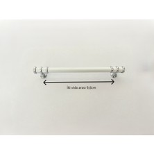 Homdep Modern Dolap Çekmece Kulpu Beyaz -4-Adet