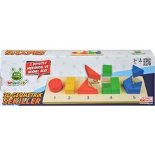 SHC4200 125 Woodoy 3D Yapboz Geometrik Şekiller Bultak