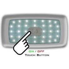 Ölmez Oto Yedek Parça Tavan Aydınlatma 24V Ledli Beyaz Butonlu