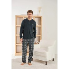 Pijamoni Erkek Microsoft Bis.yaka Pijama TAKIM-6410-6