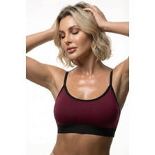 Mistirik Astura Model Ince Askılı Arkası Çapraz Detaylı Rahat Kadın Büstiyer