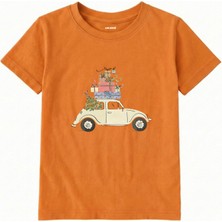 Colermi Pamuk Kumaş Çocuk Tişörtü – Hediyeli Araba Baskılı