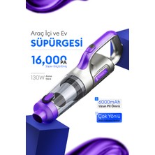 Ensiga 16000 Pa Araç Içi ve Ev Süpürgesi