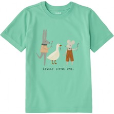 Colermi Pamuk Kumaş Çocuk Tişörtü – Sevimli Hayvanlar Baskılı Çocuk T-Shirt