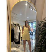 Şort Müslin Beli Lastikli