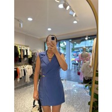 Elbise Kruvaze Şort Tulum