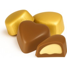 Milat Çikolata Milat Limon Dolgulu Sargılı Kalp Çikolata 1 Kg