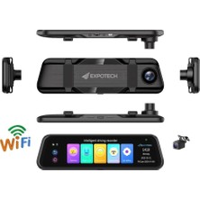 Expotech Araç Kamerası - 4K Mirror Dash Cam Araç Takip Kamerası