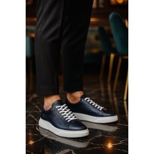 Akkurt Erkek Içi Dışı %100 Deri, Dikişli ve Esnek Tabanlı Casual Ayakkabı, Sneaker