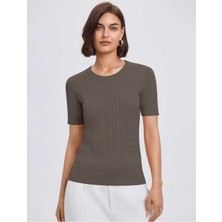 Youknitwear You Kathy %100 Pamuk Kadın Triko Kazak