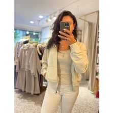 Sweatshirt Fermuarlı Cepli