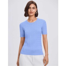 Youknitwear You Kathy %100 Pamuk Kadın Triko Kazak