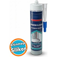Nzb Altın Meşe Renkli Boyanabilir Genel Amaçlı Kolay Uygulanır Inşaat Silikon Mastik 500 gr Golden Oak