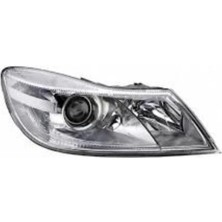 Skoda Octavıa 2  2009-13 Arası Uyumlu Sağ Far Mercekli Motorlu 1Z1941018S Wisco