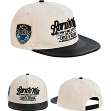 Fujin Btw Leather Visor Şapka Dirty White