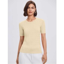 Youknitwear You Kathy %100 Pamuk Kadın Triko Kazak