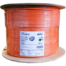 Nexans NEX1611TF5, Turuncu, Cat6, 500M, Lszh Halogen Free, Makara, Kablo