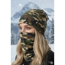 Single Sword Unisex Kışlık Polar Boyunluk & Bere  Çok Amaçlı Soğuk Hava Koruması 2 Adet