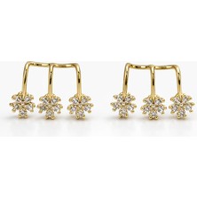 Toz Vintage Arlena Kar Taneli Vintage Retro Küpe