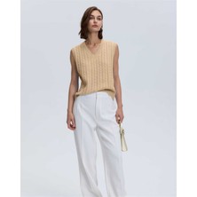 Youknitwear You Lim %100 Pamuk V Yaka Kadın Kazak