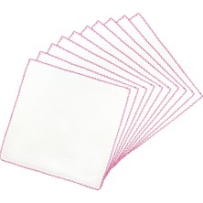 Sema Baby Çiftkat Penye Bebek Mendil 10'lu - Pembe