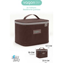 Vagonlife Isı Yalıtımlı Termal Yemek Beslenme Çantası Mama Taşıma Termos Çanta Sıcak ve Soğuk Cepli -FFVGNB1063