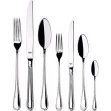 Leggno Viala 12 Kişilik Çatal Kaşık Bıçak Takımı 84 Parça Bronz