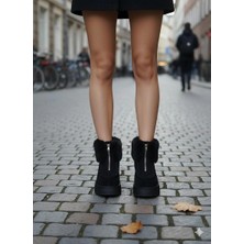 OEY Fashions Zinya Siyah Süet Bot