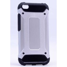 Kilifone - Xiaomi Mi 5 Uyumlu - Kılıf Çift Katman Koruyucu Crash Military Tank Kılıf - Gri