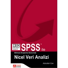 Pegem Akademi Yayıncılık SPSS ile Bilimsel Araştırma Sürecinde Nicel Veri Analizi