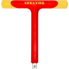 1/2" Izolasyonlu T Kol (1000V) | Vde Onaylı, Yüksek Torklu Güvenli Elektrikçi Anahtarı