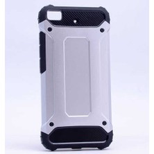 Kilifone - Xiaomi Mi 5s Uyumlu - Kılıf Çift Katman Koruyucu Crash Military Tank Kılıf - Gri