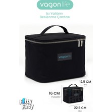 Vagonlife Isı Yalıtımlı Termal Yemek Beslenme Çantası Mama Taşıma Termos Çanta Sıcak ve Soğuk Cepli -FFVGNB1063