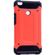 Kilifone - Xiaomi Mi Max Uyumlu - Kılıf Çift Katman Koruyucu Crash Military Tank Kılıf - Kırmızı
