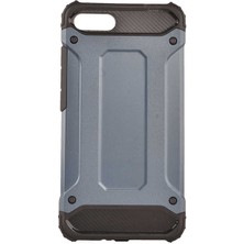 Kilifone - Asus Zenfone 4 Max ZC554KL Uyumlu - Kılıf Çift Katman Koruyucu Crash Military Tank Kılıf - Mavi