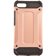 Kilifone - Asus Zenfone 4 Max ZC554KL Uyumlu - Kılıf Çift Katman Koruyucu Crash Military Tank Kılıf - Rose Gold