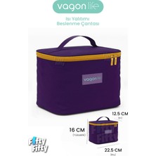 Vagonlife Isı Yalıtımlı Termal Yemek Beslenme Çantası Mama Taşıma Termos Çanta Sıcak ve Soğuk Cepli -FFVGNB1063