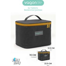 Vagonlife Isı Yalıtımlı Termal Yemek Beslenme Çantası Mama Taşıma Termos Çanta Sıcak ve Soğuk Cepli -FFVGNB1063