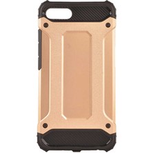Kilifone - Asus Zenfone 4 Max ZC554KL Uyumlu - Kılıf Çift Katman Koruyucu Crash Military Tank Kılıf - Gold
