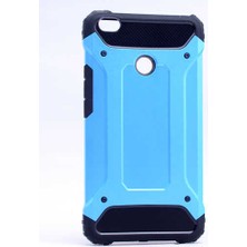 Kilifone - Xiaomi Mi Max Uyumlu - Kılıf Çift Katman Koruyucu Crash Military Tank Kılıf - Mavi