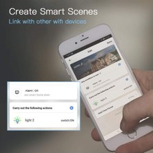 Gümrük Bey Aixi-Shs Akıllı Wi-Fi 433MHZ Strobe Siren Ev Güvenlik Alarmı