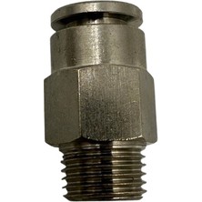 Bh Metal Düz Yağlama Rekoru 4mm - M8X1