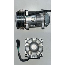 Ölmez Oto Yedek Parça Klima Kompresörü Komatsu SD5H14 A1 24V Zc Kulaklı