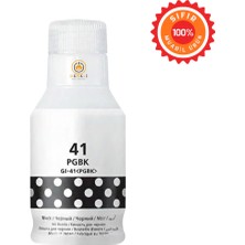 Drl Canon Gı-41 Pgbk Uyumlu Muadil Siyah Mürekkep - 135ML Pigment - G2420 G3420 G3460 G2460 G3470 Için Keskin Baskı