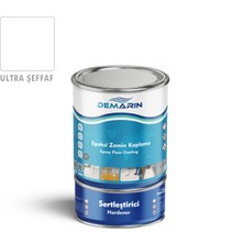 Demarin Solventsiz (Kokusuz) Epoksi Zemin Kaplama (Tezgah, Zemin Boyası) Ultra Şeffaf ve Parlak