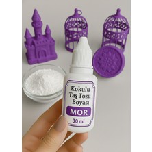 ElHobi Mor Renk -  Kokulu Taş Tozu Boyası - 30 ml